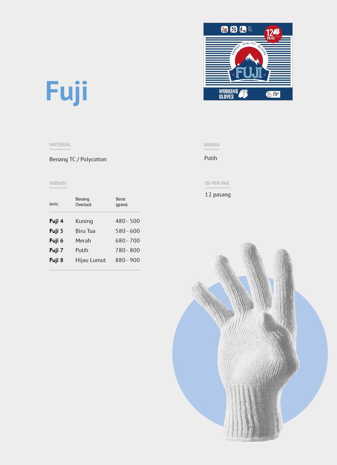 gloves fuji