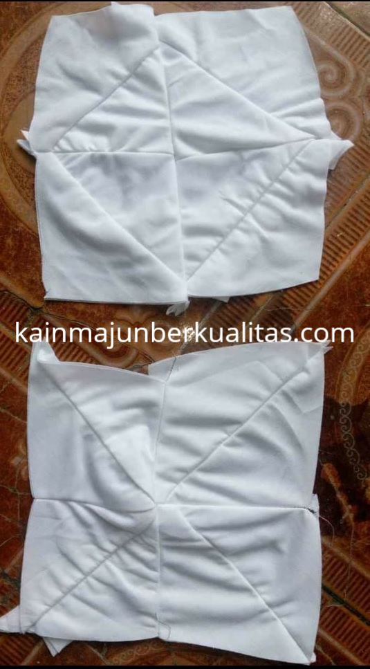 Lap Putih Jahit 2 Lapis Image